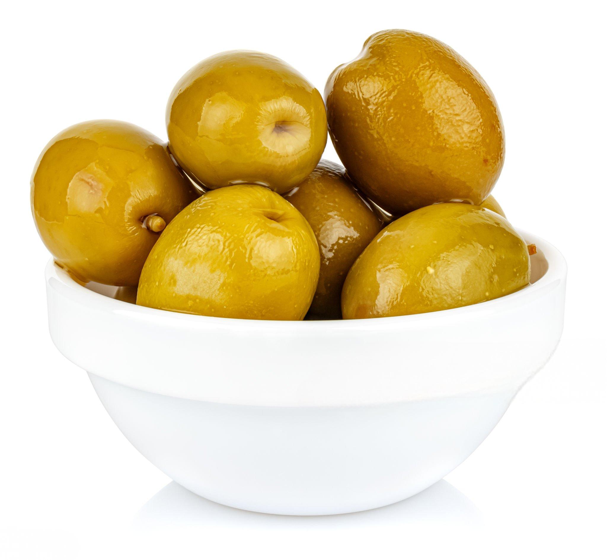 whole green olives spanish style